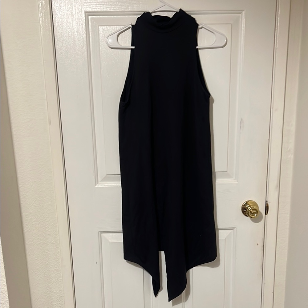 Zara Black Asymmetrical High Low Cocktail Dress